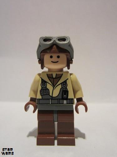 lego 2007 mini figurine sw0160 Naboo Fighter Pilot