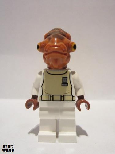 lego 2009 mini figurine sw0247 Admiral Ackbar