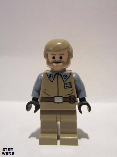 lego 2009 mini figurine sw0250 Crix Madine Dark Tan Hips and Legs 