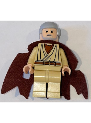 lego 2009 mini figurine sw1254 Obi-Wan Kenobi Old - Tattered Cape 