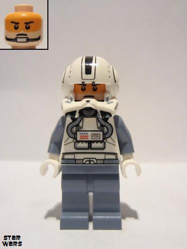 lego 2010 mini figurine sw0266 Clone Pilot Ep. III with Open Helmet 