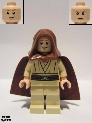 lego 2011 mini figurine sw0329 Obi-Wan Kenobi Young, pupils 