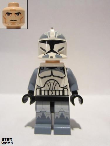 lego 2011 mini figurine sw0331 Wolfpack Clone Trooper Sand Blue Arms 