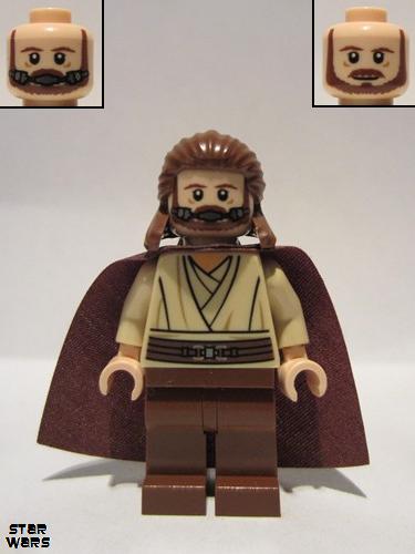 lego 2012 mini figurine sw0410 Qui-Gon Jinn Breathing mask 