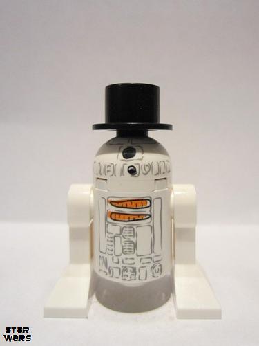 lego 2012 mini figurine sw0424 R2-D2 Astromech Droid, Snowman 
