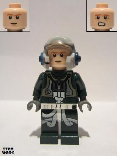 lego 2013 mini figurine sw0437 Rebel Pilot A-wing