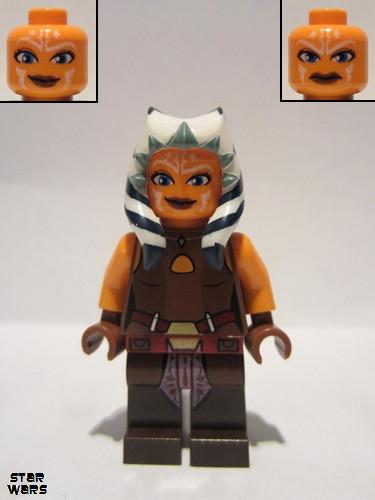 lego 2013 mini figurine sw0452 Ahsoka Tano Backless Vest with Belt and Sash 