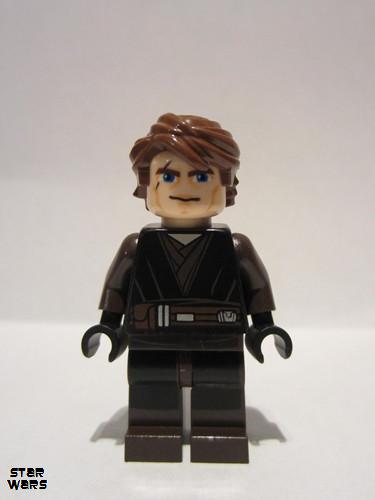 lego 2014 mini figurine sw0542 Anakin Skywalker Dark Brown Legs 