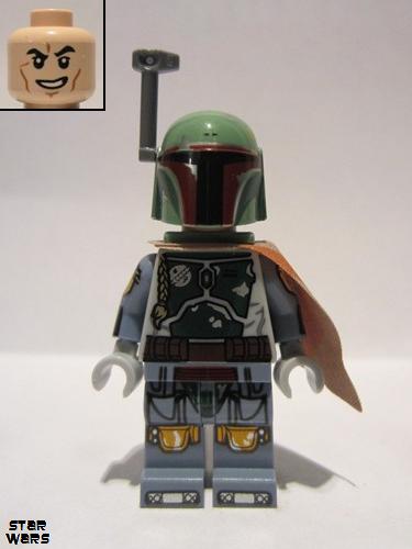 lego 2015 mini figurine sw0610 Boba Fett Pauldron, Helmet, Jet Pack, Printed Arms and Legs 