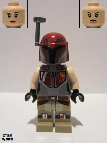 lego 2015 mini figurine sw0616a Sabine Wren With helmet 