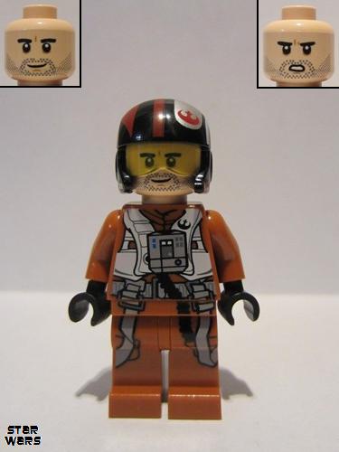 lego 2015 mini figurine sw0658 Poe Dameron