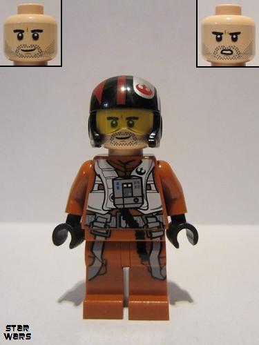 lego 2015 mini figurine sw0658 Poe Dameron  