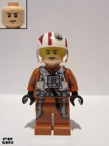 lego 2015 mini figurine sw0659 Resistance X-wing Pilot  