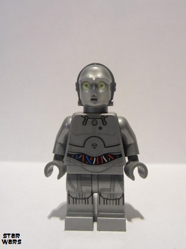 lego 2016 mini figurine sw0766 Silver Protocol Droid