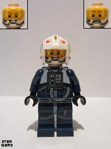 lego 2017 mini figurine sw0801 Y-wing Pilot