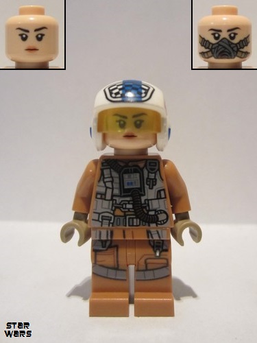 lego 2017 mini figurine sw0864 Resistance Gunner Paige  