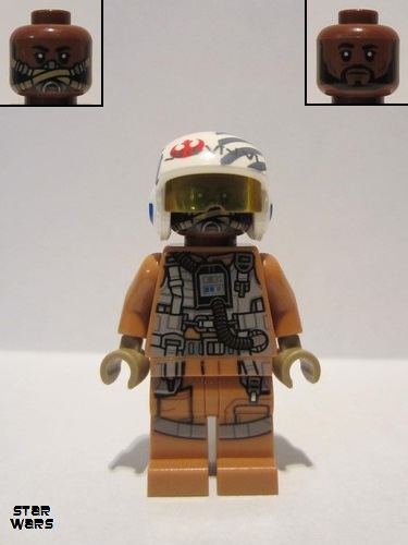 lego 2017 mini figurine sw1005 Resistance Bomber Pilot