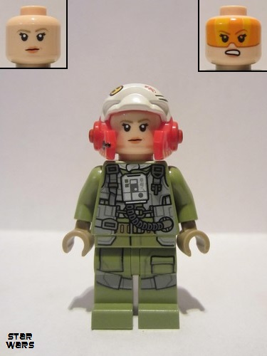 lego 2018 mini figurine sw0884 A-wing Pilot