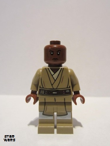 lego 2018 mini figurine sw0889 Mace Windu Dark Tan Legs 