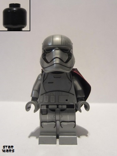 lego 2018 mini figurine sw0904 Captain Phasma Pointed Mouth Pattern 