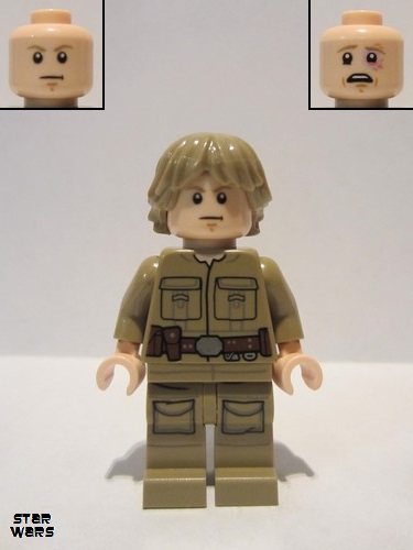 lego 2018 mini figurine sw0971 Luke Skywalker