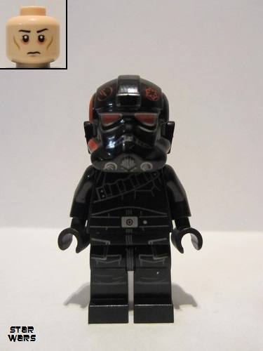 lego 2019 mini figurine sw0987 Inferno Squad Agent Frown, Sunken Eyes 