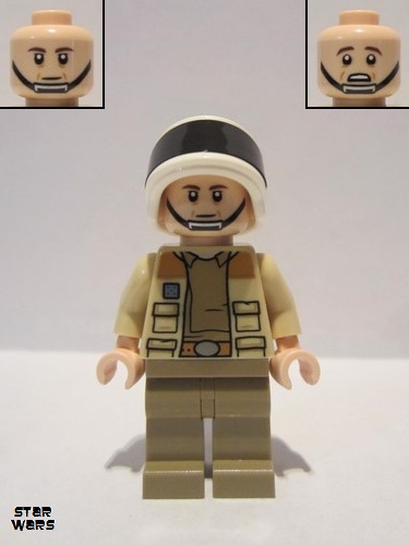 lego 2019 mini figurine sw1035 Captain Antilles Dark Tan Shirt 