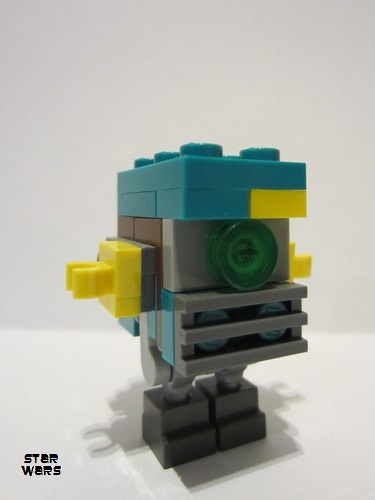 lego 2019 mini figurine sw1041 Gonk Droid Dark Turquoise 