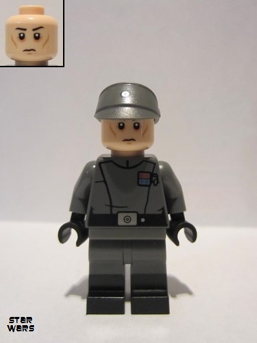 lego 2019 mini figurine sw1043 Imperial Officer Junior Lieutenant / Lieutenant - Dual Molded Legs 