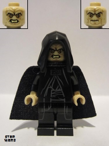 lego 2020 mini figurine sw1107 Emperor Palpatine Hood Basic 