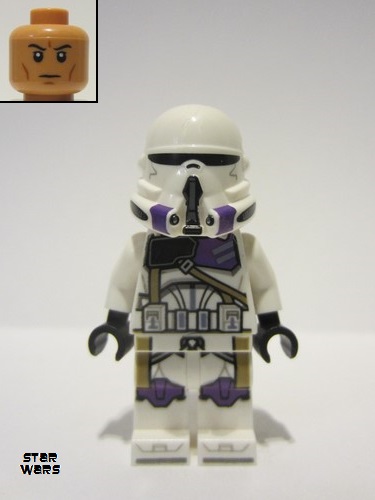 lego 2022 mini figurine sw1206 Clone Trooper Commander 187th Legion (Phase 2) - Nougat Head 