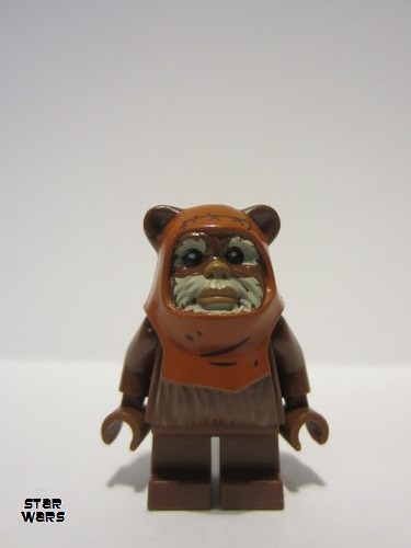 lego 2022 mini figurine sw1218 Wicket Hood with Wrinkles 