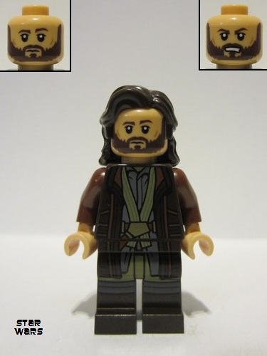 lego 2022 mini figurine sw1231 Cassian Andor Medium Tan Head 