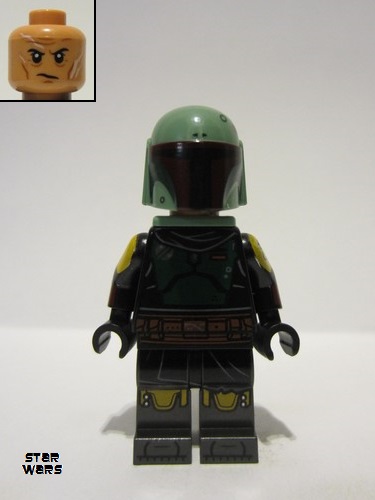 lego 2023 mini figurine sw1245 Boba Fett Repainted Beskar Armor, Jet Pack 