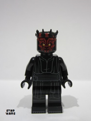 lego 2024 mini figurine sw1333 Darth Maul Horns, Printed Legs, Closed Mouth 