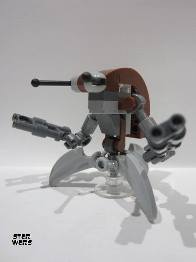 lego 2024 mini figurine sw1340 Droideka Destroyer Droid - Light Bluish Gray Claws 