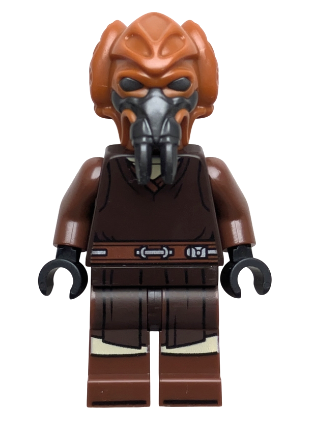 lego 2025 mini figurine sw1414 Plo Koon Dark Brown Robe, Tan Shirt, Printed Legs 