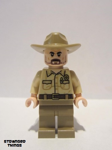 lego 2019 mini figurine st007 Chief Jim Hopper