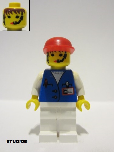 lego 2001 mini figurine cc4061 Assistant Female  