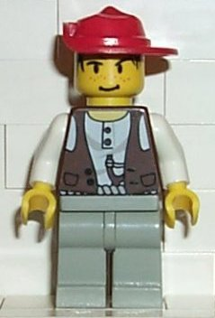 lego 2001 mini figurine cc4064 Actor 2  