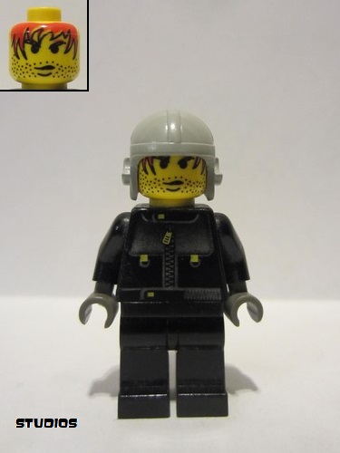 lego 2001 mini figurine stu003 Stuntman  