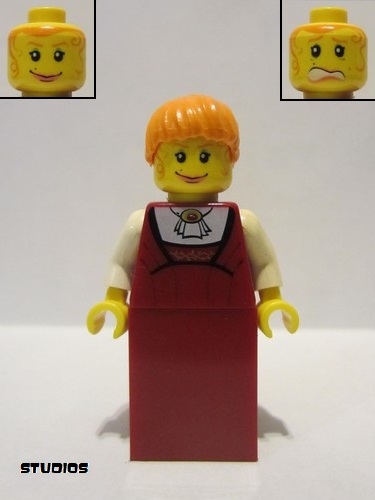 lego 2002 mini figurine hrf003 Lady  