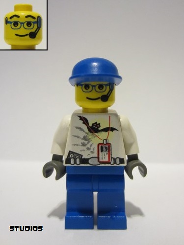 lego 2002 mini figurine hrf010 Grip With Bat on Torso 