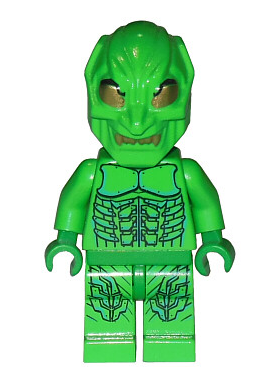 lego 2003 mini figurine spd006 Green Goblin 2 Gold Eyes 