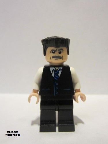 lego 2004 mini figurine spd017 J. Jonah Jameson Vest with Striped Tie 