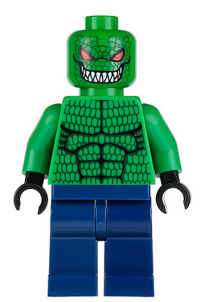 lego 2006 mini figurine bat008 Killer Croc