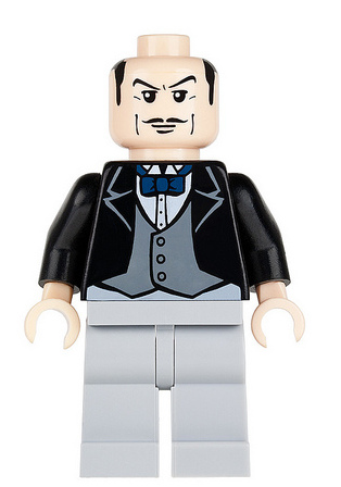 lego 2006 mini figurine bat014 Alfred Pennyworth, the Butler