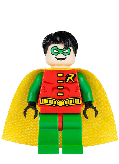 lego 2008 mini figurine bat025 Robin Short Hair 