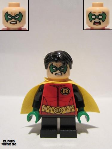 lego 2014 mini figurine sh0091 Robin Yellow Cape 