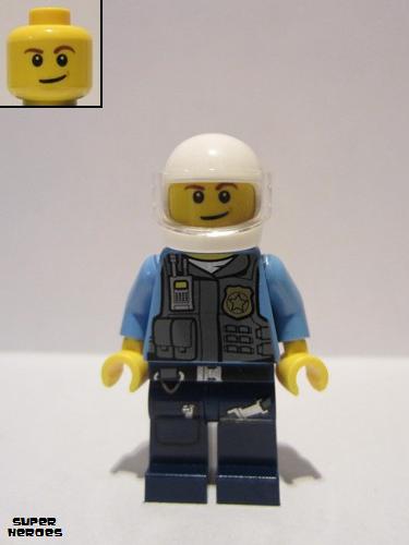 lego 2015 mini figurine sh203 Police Officer  